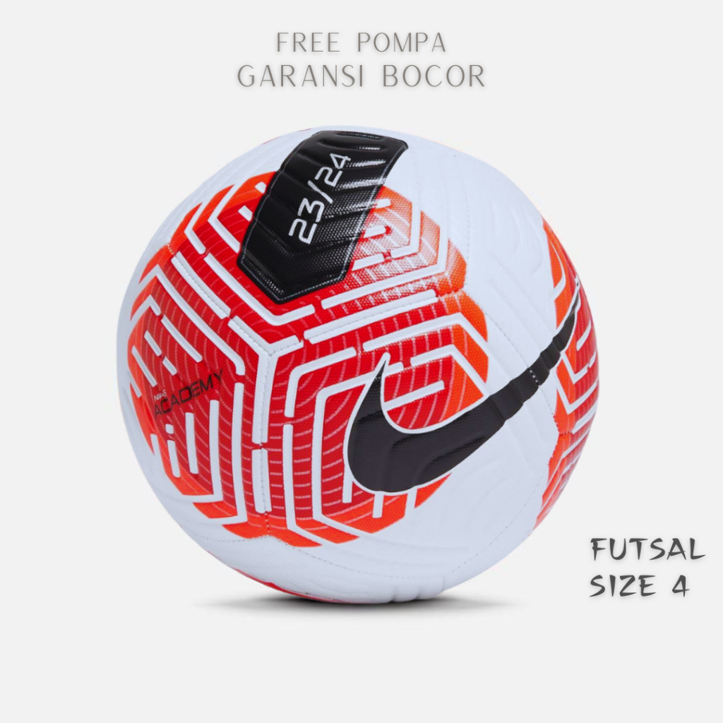 NIKE bola futsal putsal original nike flight academy press import size 4 bola putsal ori kompetisi i
