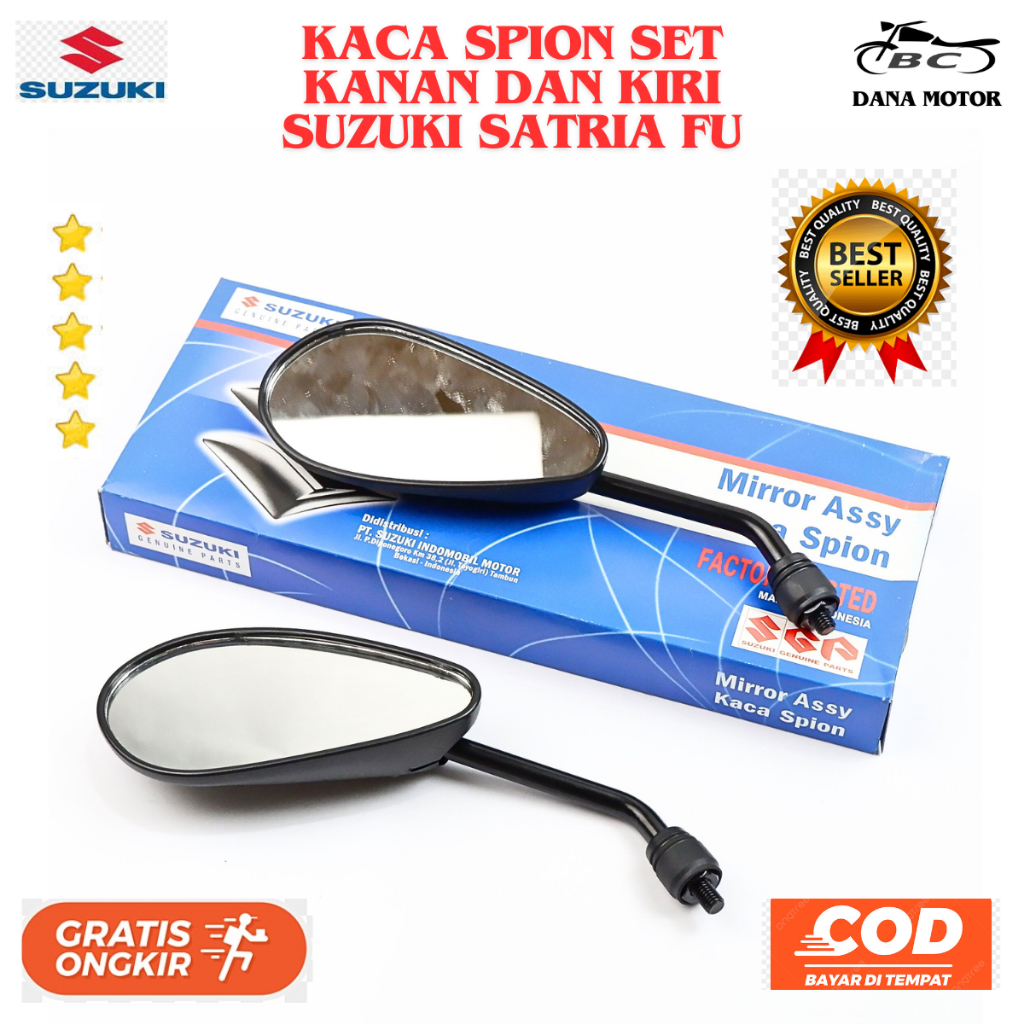 Spion Satria FU Ori / Kaca Spion Kanan Kiri motor Suzuki Satria 150 FU - 56500-28F10-000