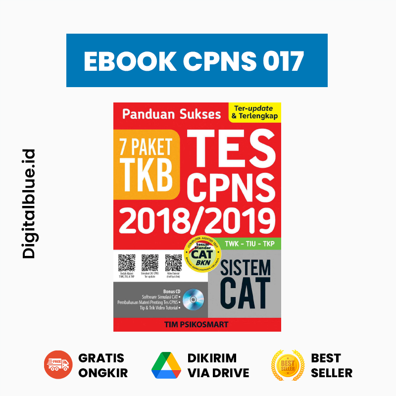 

[READY] PANDUAN SUKSES TES CPNS SISTEM CAT / KODE CPNS 017