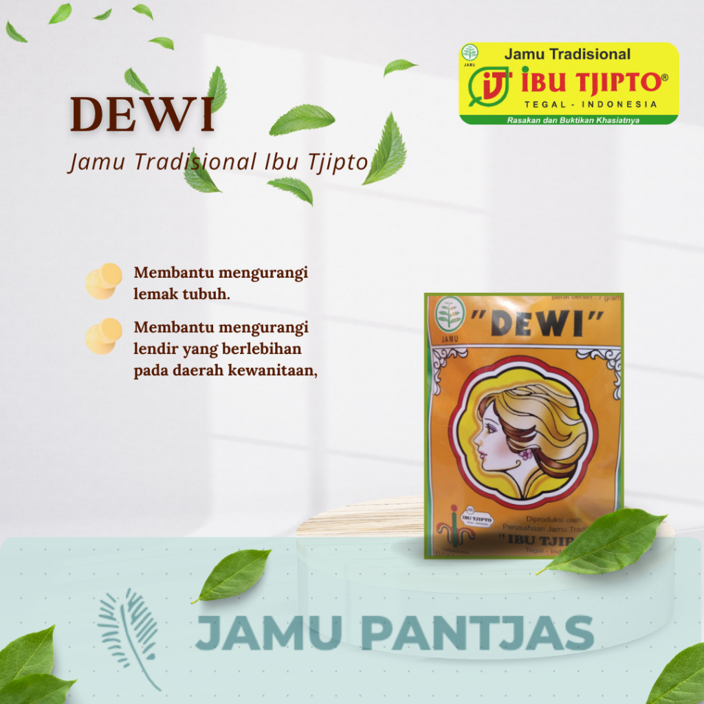 

JAMU DEWI ~ IBU TJIPTO ISI @10 SACHET