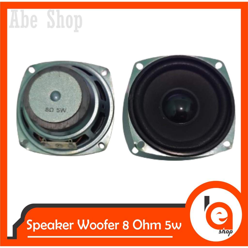 Speaker Woofer 3 inch 4 ohm 5 watt Speaker 3" Quality