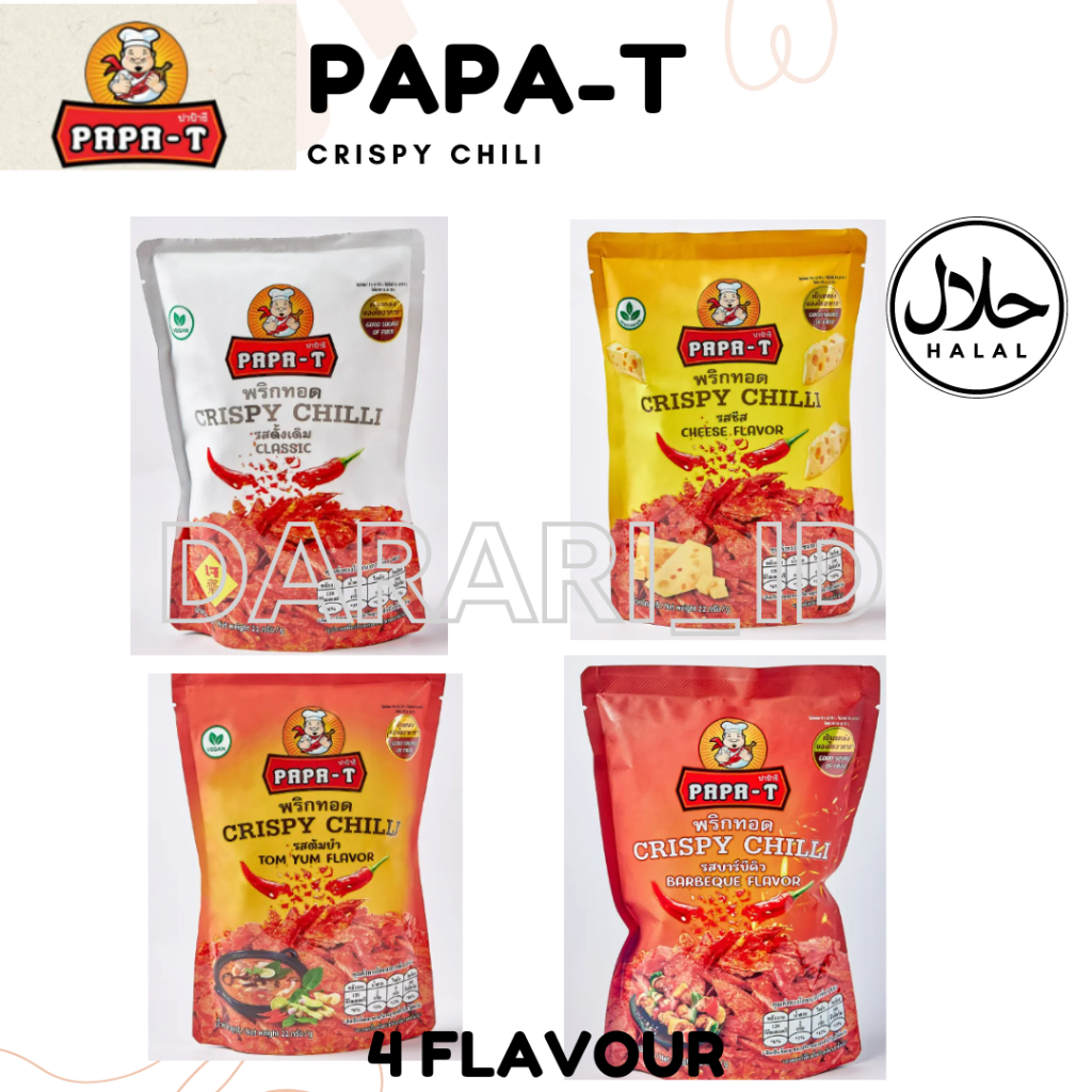 CABE KERING SNACK THAILAND SNACK HALAL DRIED CHILI CRISPY