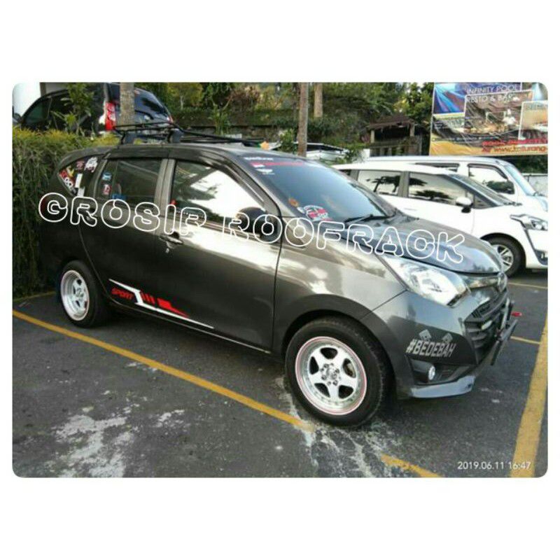 Roofrack rak mobil roof rack lengkap untuk daihatsu sigra toyota calya by Roofrack Store