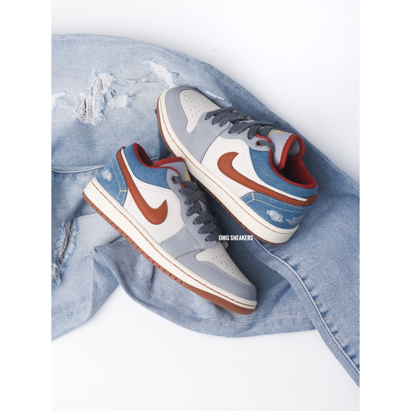 Air Jordan 1 Low SE Phantom Denim (W) - BNIB Original 100%