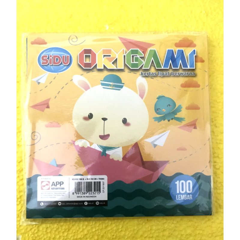 

KERTAS LIPAT ORIGAMI UKURAN 16X16CM WARNA WARNI