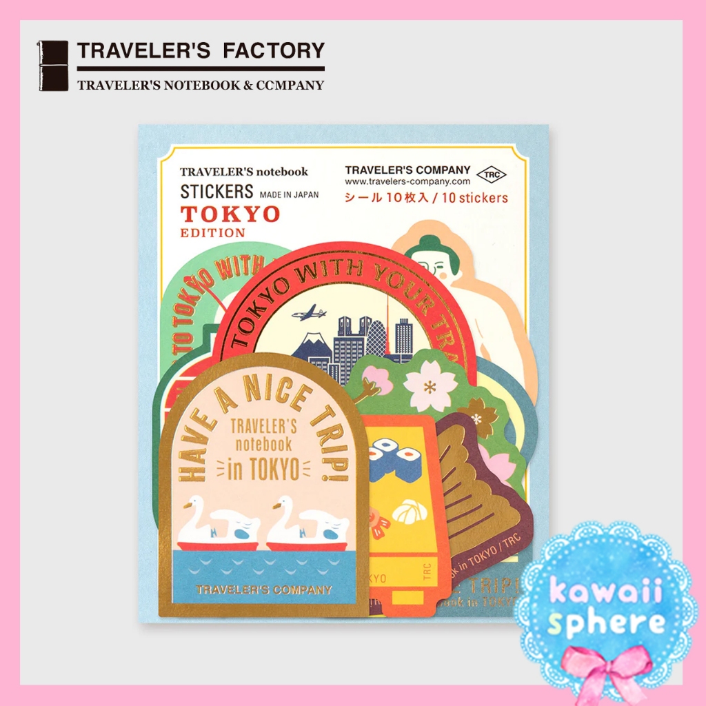 

Traveler's Notebook Tokyo Edition Sticker Set | Travelers Notebook Limited Edition 2024 | TN Stickers