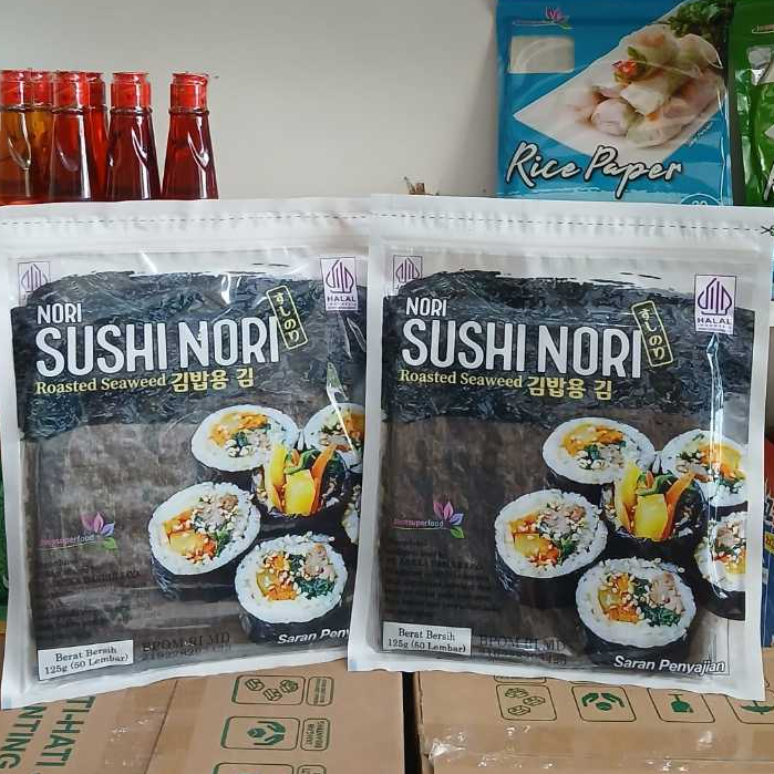 

SUSHI NORI JSF ISI 50 LEMBAR 125 G NORI RUMPUT LAUT