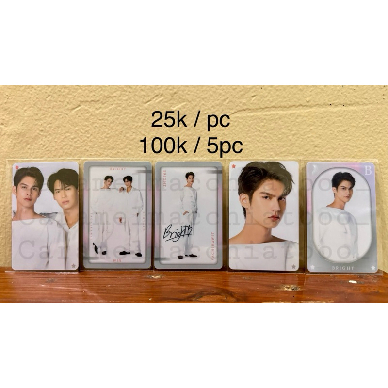 [OFFICIAL MERCH READY STOCK] PHOTOCARD BRIGHT VACHIRAWIT OFFICIAL / MERCH OFFICIAL GMMTV THAI