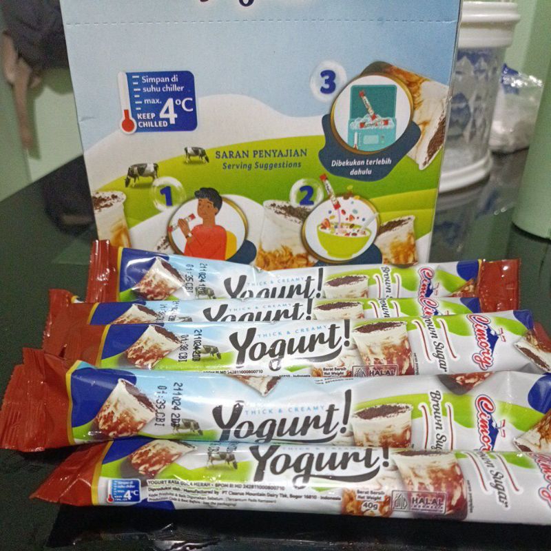 

Cimory stick yogurt 40gr brown sugar squeeze mini 1 karton isi 100pcs bisa ekspedisi