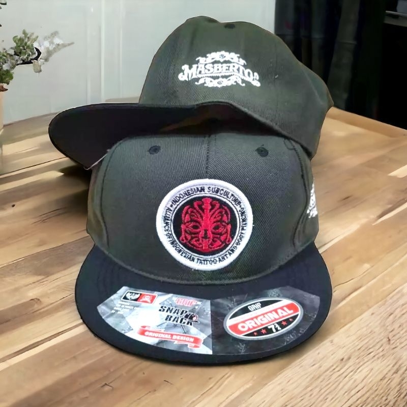 COD Topi Hip Hop MASBERTO Ori/Topi Snapback Pria Wanita Kualitas Premium
