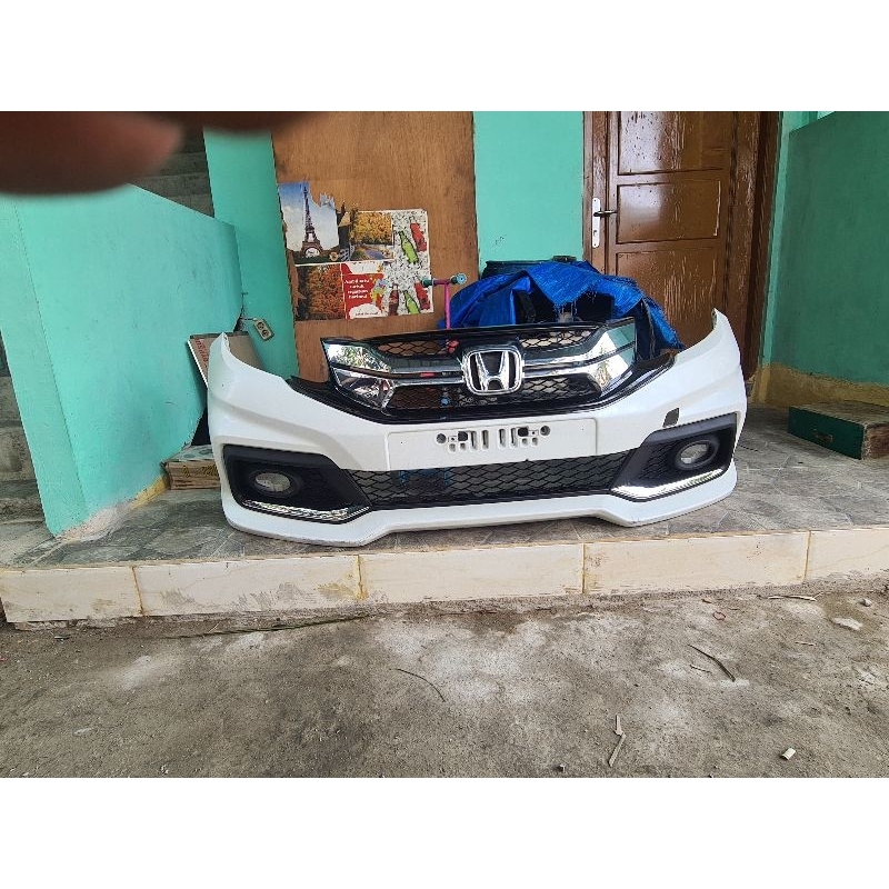 bumper bemper dan grill set honda mobilio rs old 2014 2015 original