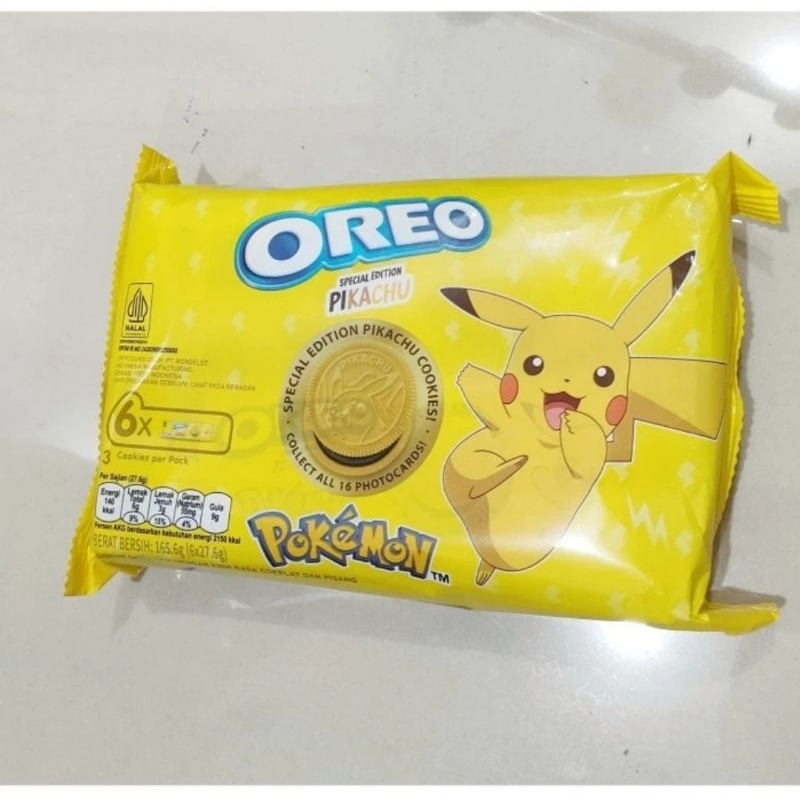 

Oreo Pokemon Special Edition Oreo Pikachu Choco Banana 165,6gr