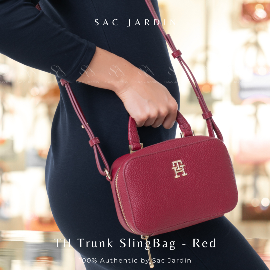 Tommy Hilfiger Bag - Trunk Slingbag 100% ORI Sling Bag Slingbag Wanita