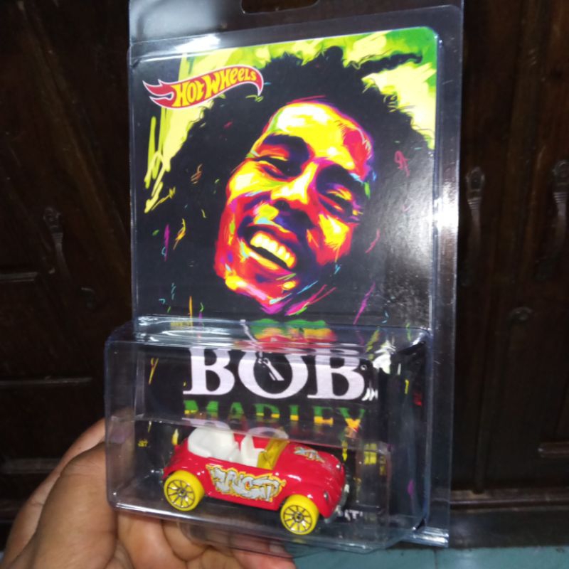 Custom Card Bob Marley Rare Vw Beetle Red Free Protector Hw Hot Wheels Hotwheels Bday Gift Hadiah Hi