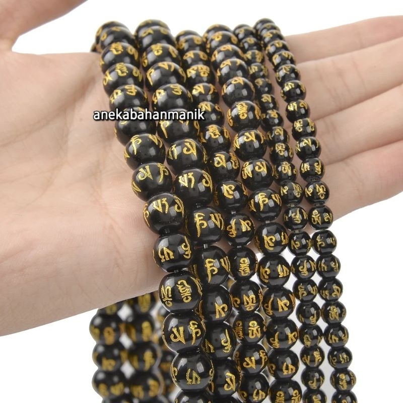 Manik Batu Alam tibet Mantra/ Batu Alam Tibet Mantra Oak Guru