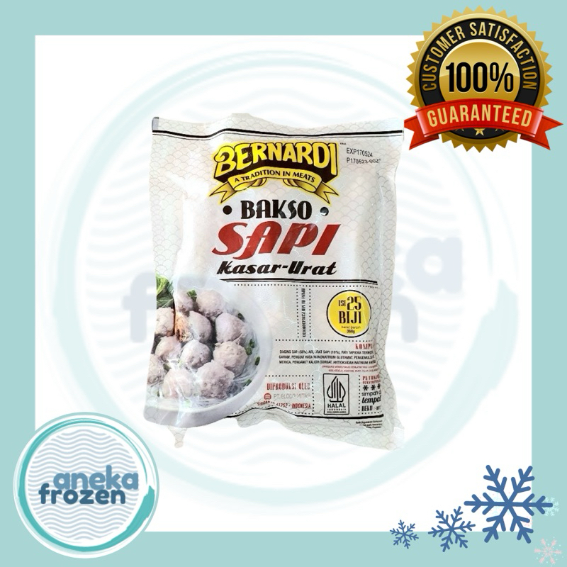 

bernardi bakso sapi KASAR URAT isi 25 / 50 biji aneka frozen malang