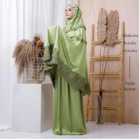 MUKENA DEWASA SEMI SUTRA VELVET ZEEANA