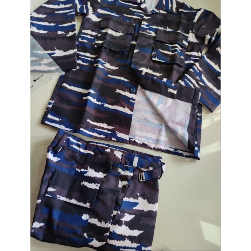 Setelan Pdl Velbed Woll KRI Angkatan Laut