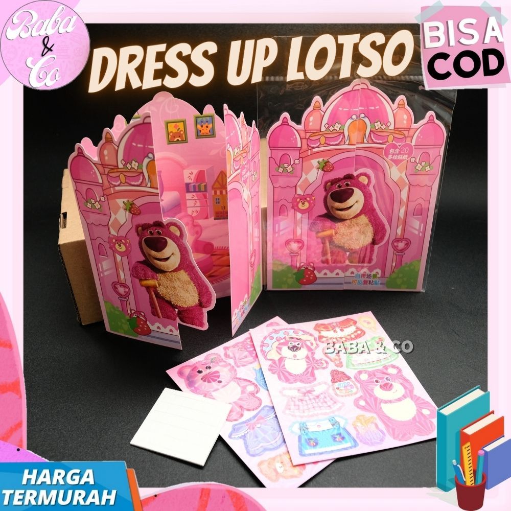 

STIKER LOTSO DRESS UP DIY BUKU QUITE BOOK LOTSO DRESS UP LUCU UNIK MURAH COD