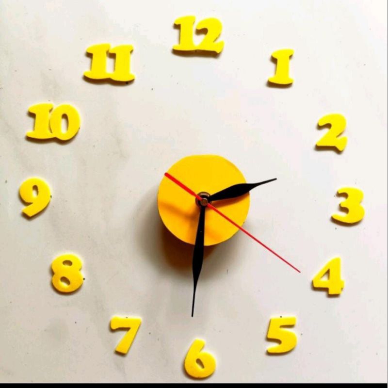 JAM DIY WARNA / JAM DINDING JUMBO