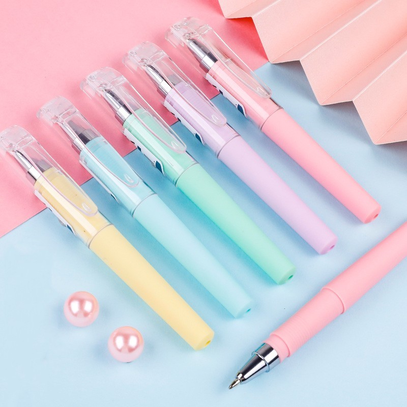 

Pocket mini pen gel 0.5mm black ink portable Pulpen kenko signpen korean macaron Ballpoint alat tulis Pena Bolpen Bolpoin sekolah kantor pelajar