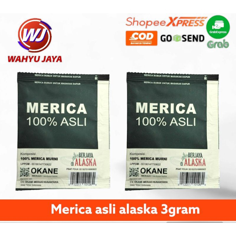 

merica bubuk asli alaska 3gram