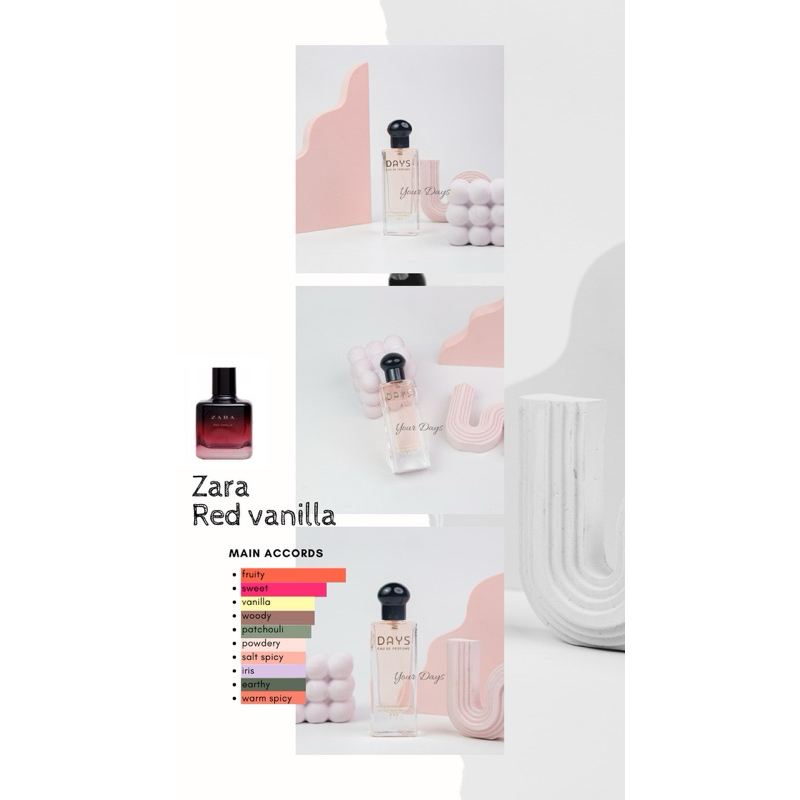 Days Perfume - Zara Red Vanilla
