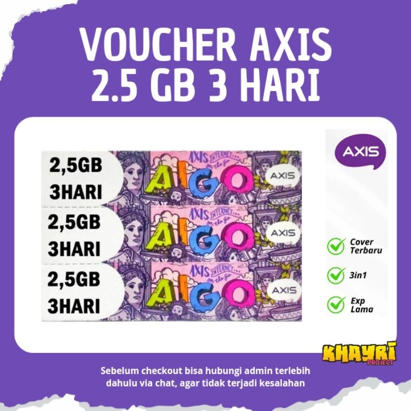 VOUCHER AXIS AIGO 2GB 3 HARI (2.5GB)