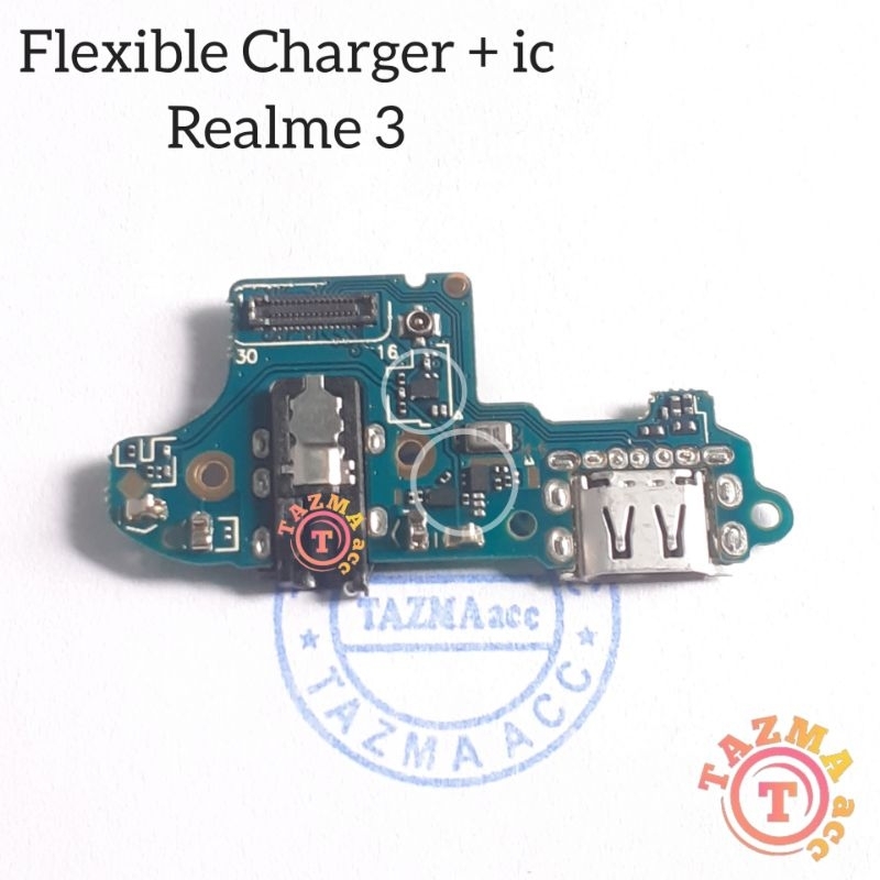 Realme 3 Ori Flexible Charger + ic Flexibel Fleksibel Konektor Cas Charger REALME 3