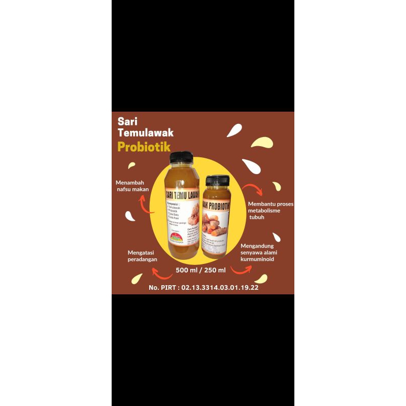 

100% Sari Temulawak Probiotik