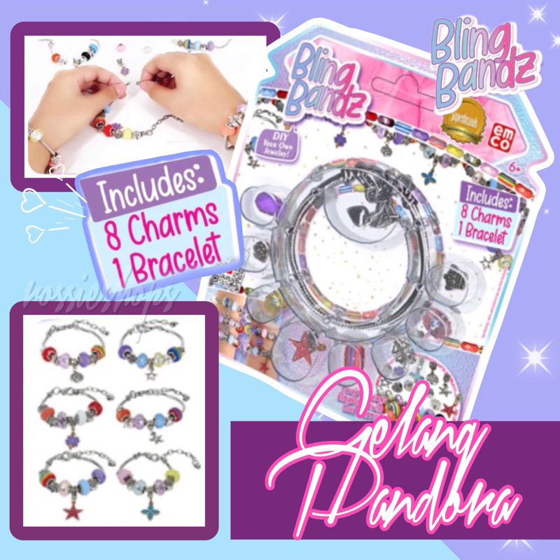 Bling Bandz  Gelang DIY Gelang Pandora/Emco Bling Bandz Pandora Dupe/Emco bling bandz gelang pandora