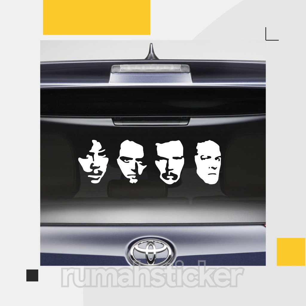 STICKER STIKER CUTTING AKSESORIS KACA BODY MOBIL DAN MOTOR VESPA SCOOPY GENIO FILLANO DLL METALLICA 
