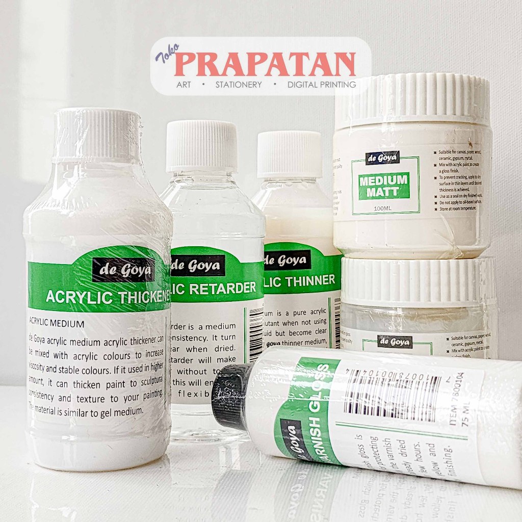 

De Goya Acrylic Medium | Varnish | Medium Cat Akrilik