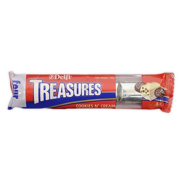 

DELFI TREASURES Coklat Cookies n Cream 36 GR