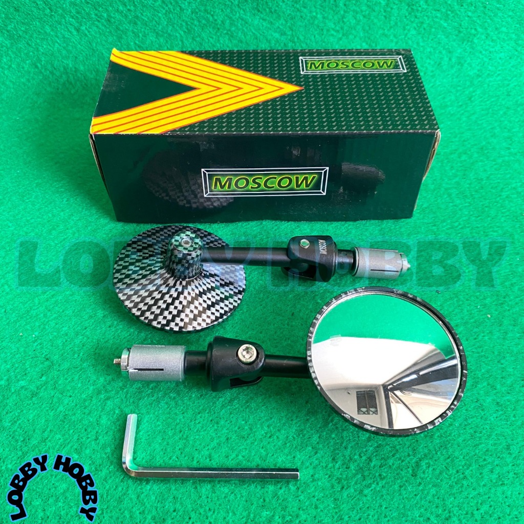 SPION JALU BULAT KARBON SPION BULAT CARBON SPION BAR END KACA BENING KACA CEMBUNG VARIASI MOTOR SPIO