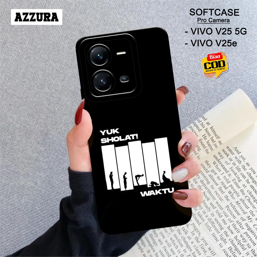 AZZURA - Case Vivo V25 5G / V25e Terbaru - Fashion Case Muslim - Kesing Hp Vivo V25 5G / V25e - Casi