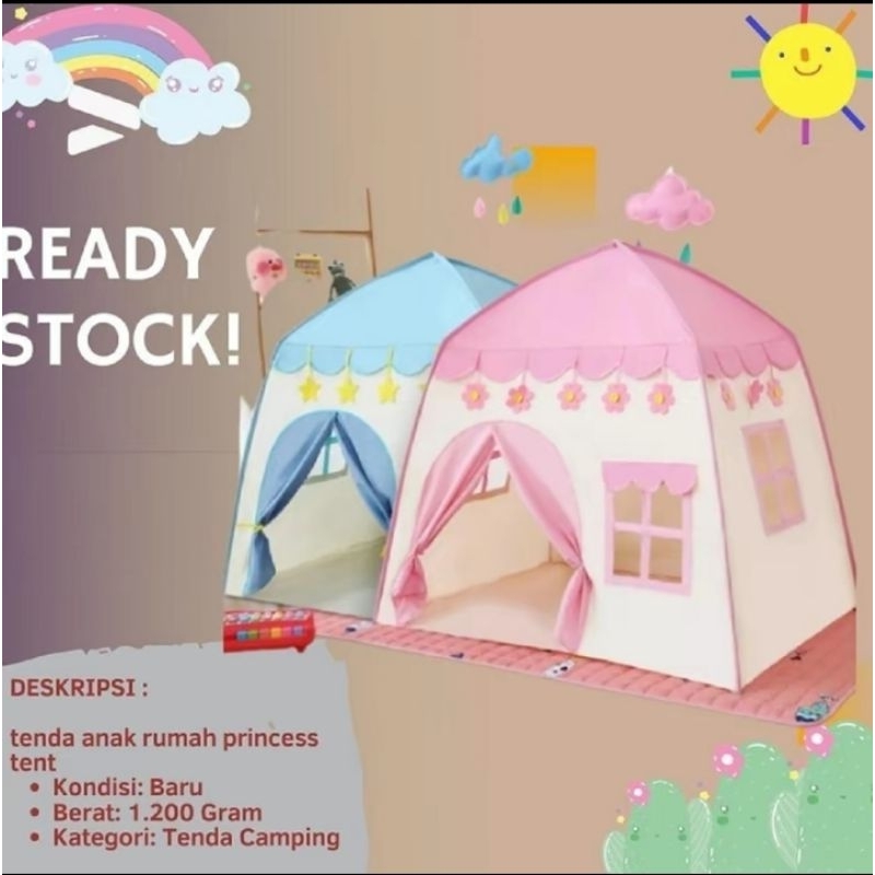 A - tenda anak camping castle / princess / loli / tenda castle