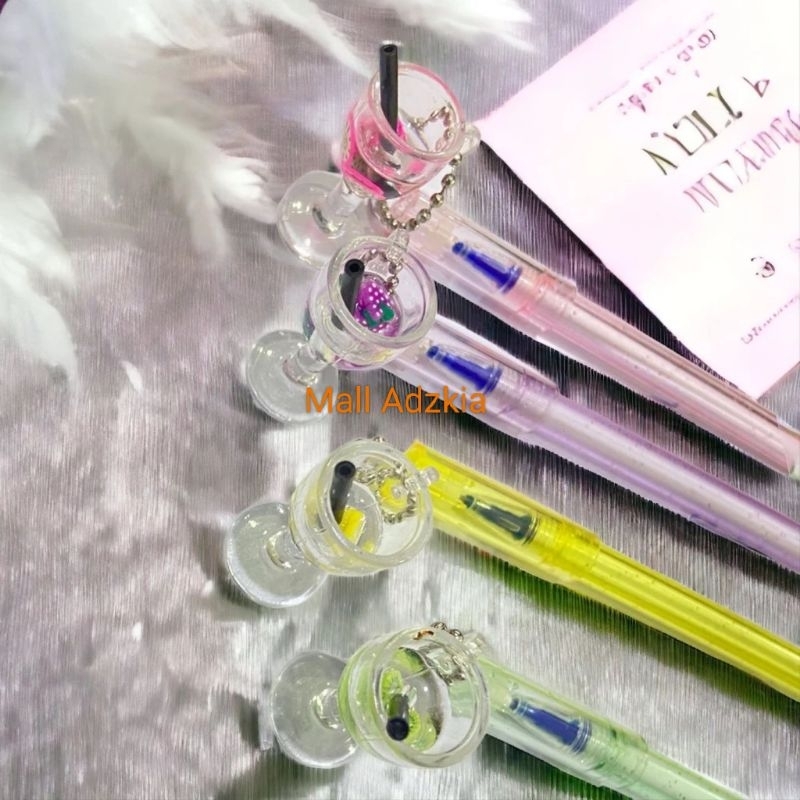 

PULPEN LUCU AESTHETIC || PULPEN GELAS JUICE FANCY || PEN GANTUNGAN MINUMAN COCKTAIL BOLPOINT