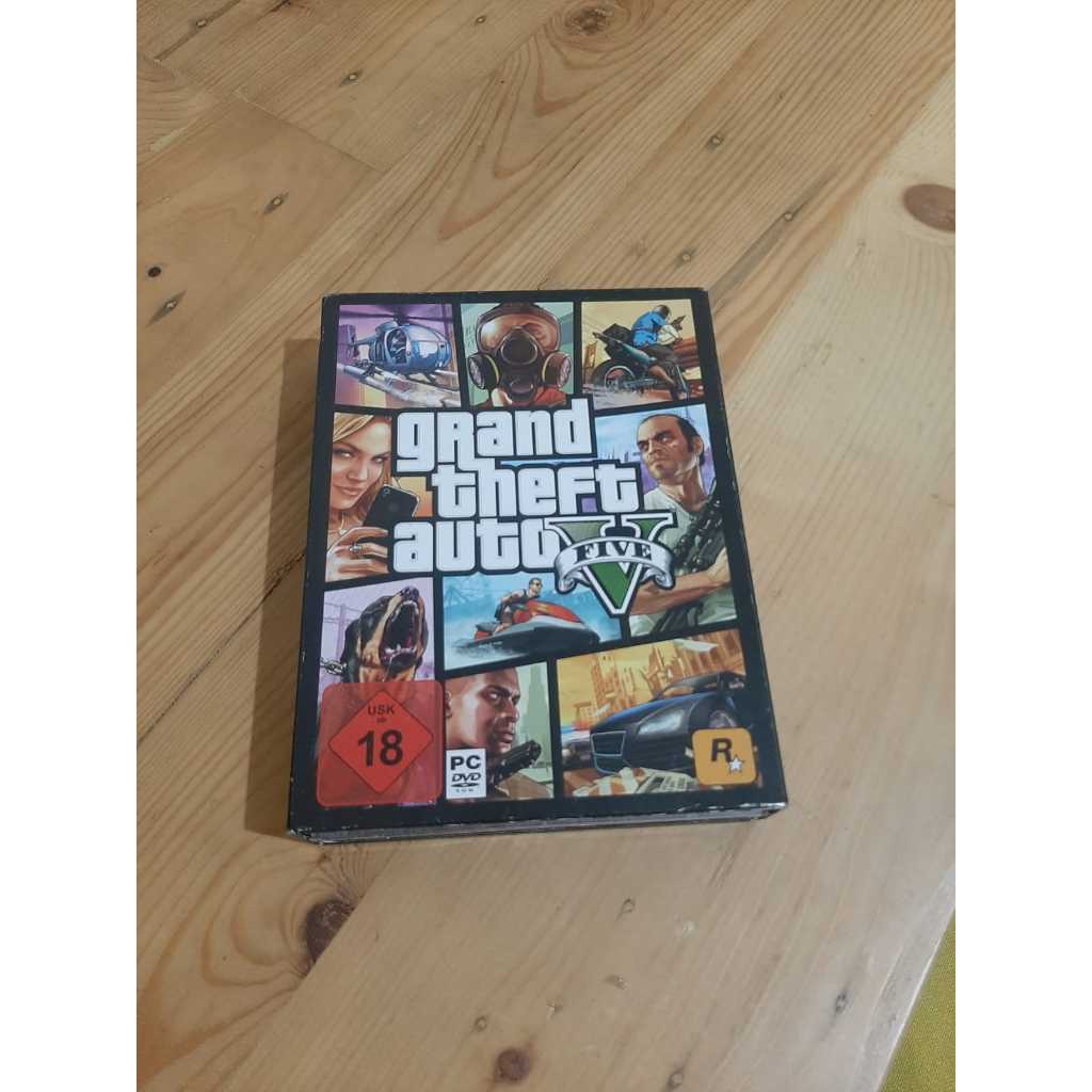 GRAND THEFT AUTO GTA 5 PC FISIK ORIGINAL