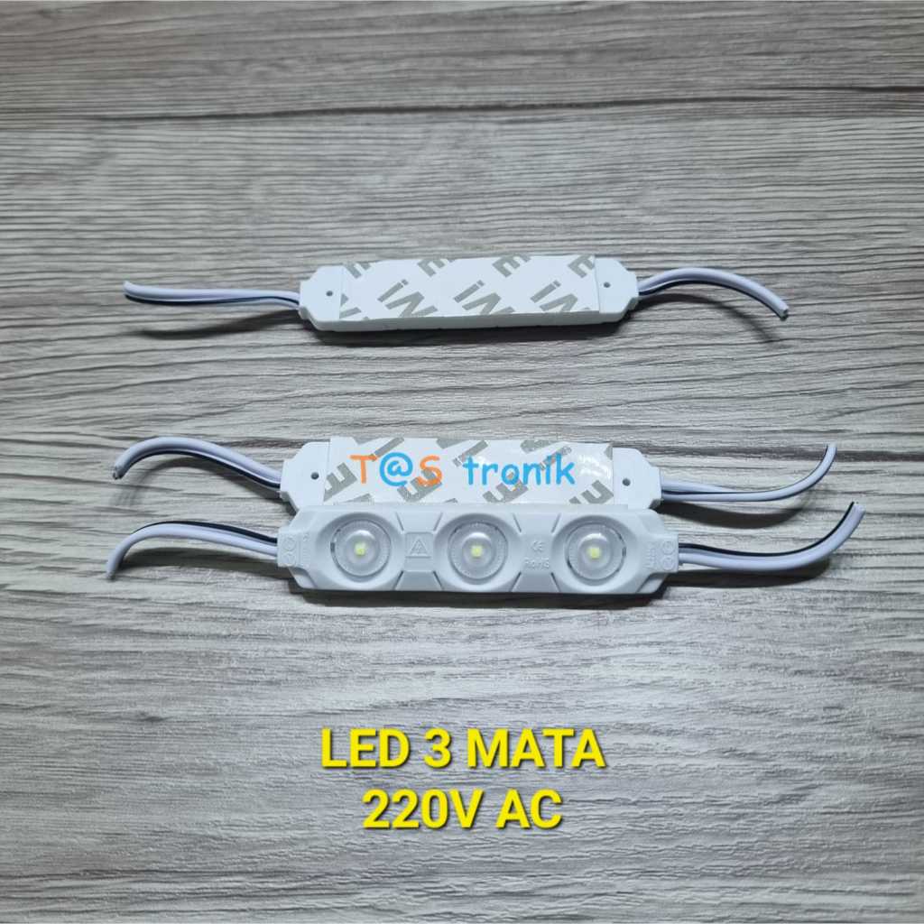 LED strip 3 mata 220V AC Led strip 3mata 220VAC Led Putih