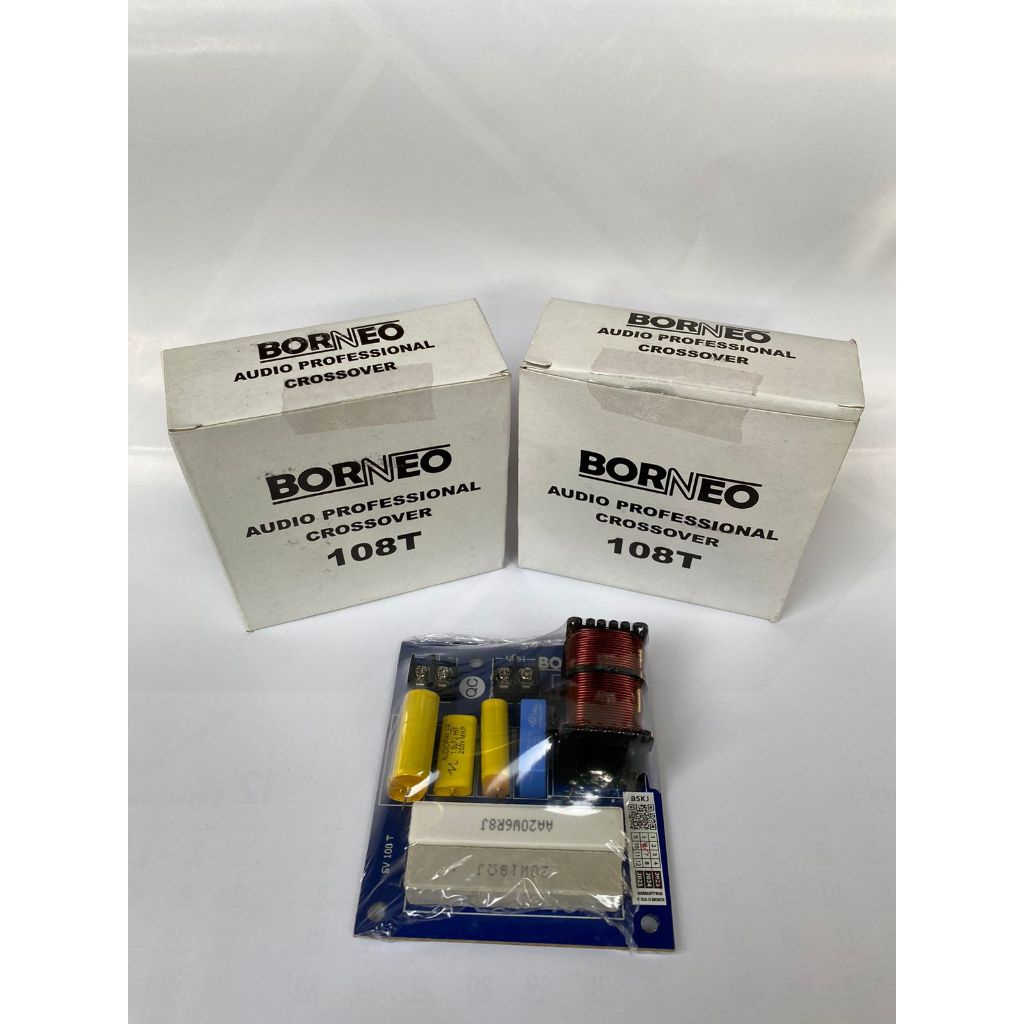 Crossover pasif tweeter BORNEO 108T / crossover tweeter pasif Borneo 108T