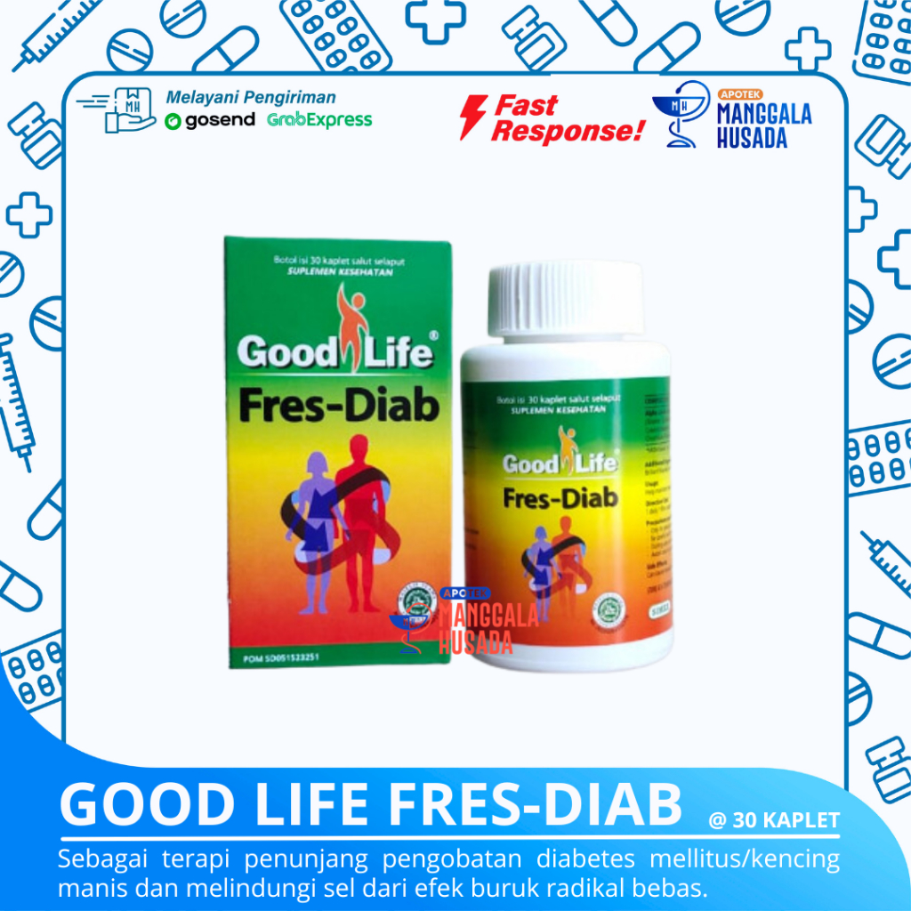 GOOD LIFE FRES-DIAB PER BOTOL @ 30 KAPLET