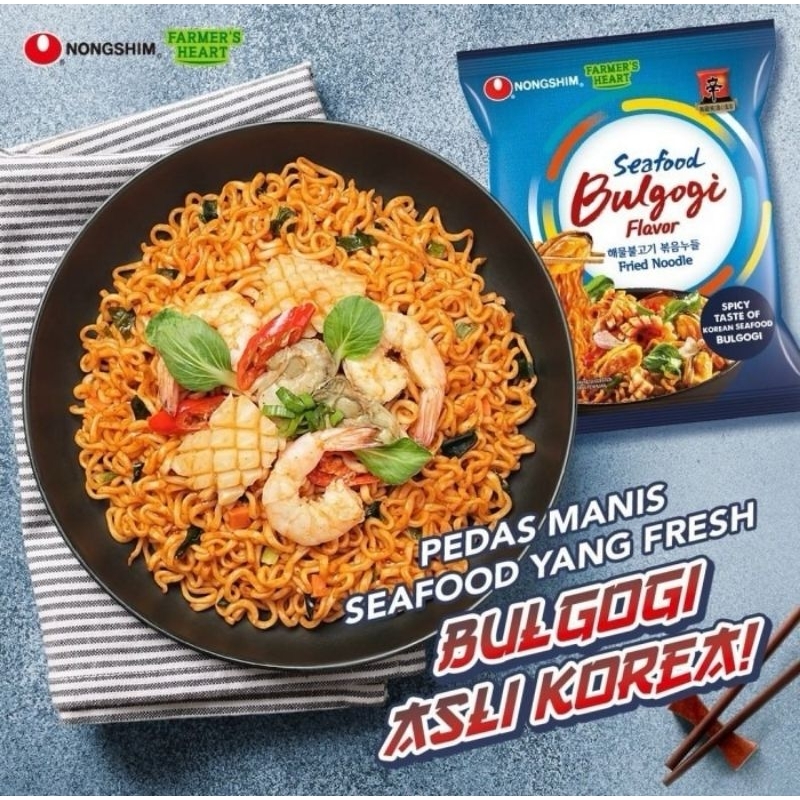 

PROMO! Nongshim Mie/noodle Bulgogi Seafood Flavor/rasa