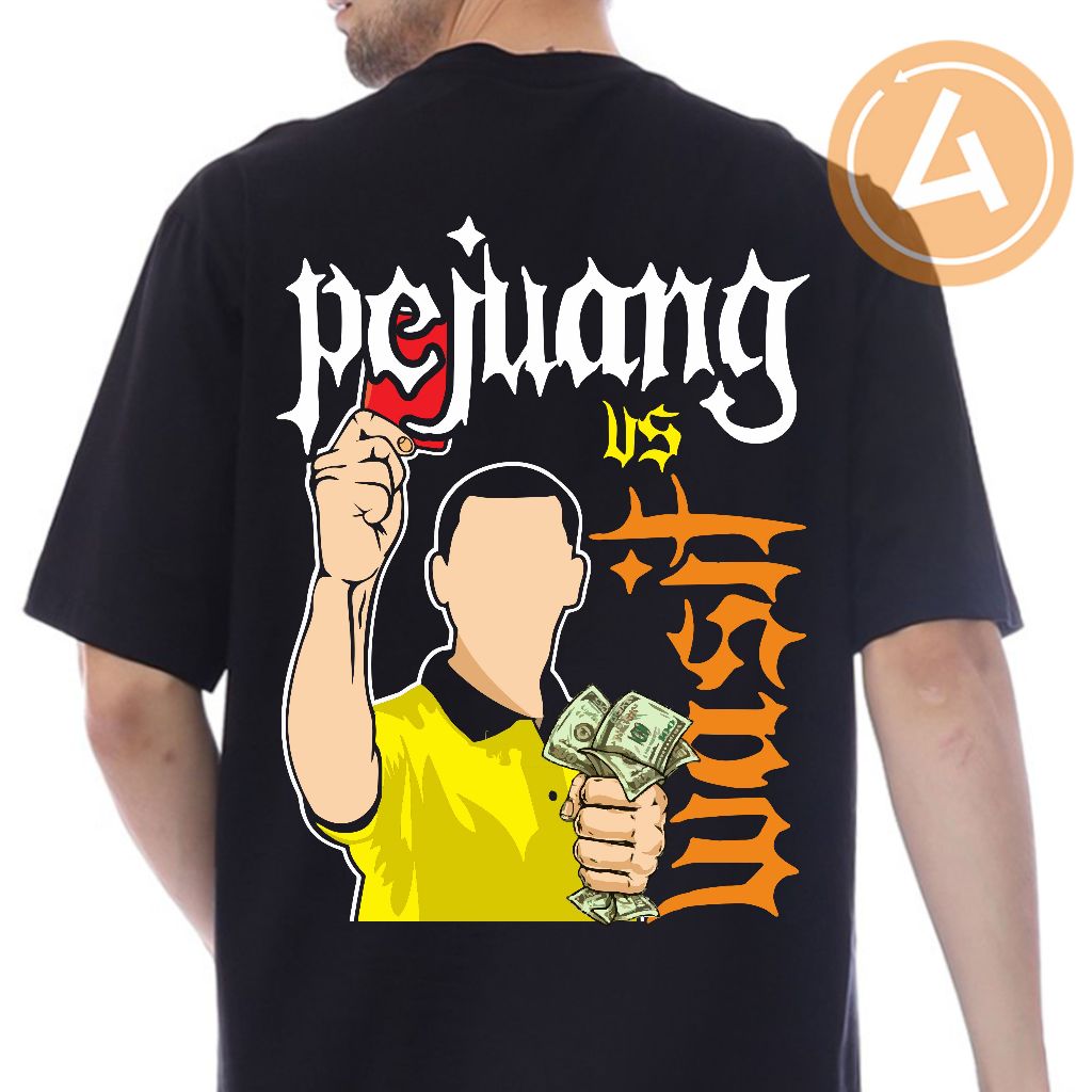 Kaos Sepak Bola Indonesia vs Wasit