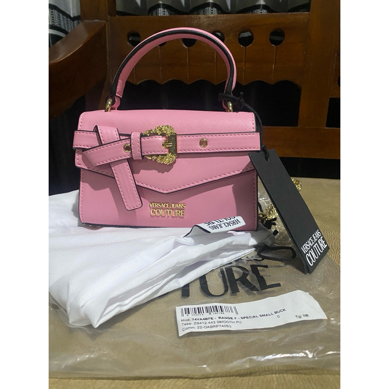 Versace Jeans Couture Mini Bag Woman Pink Original Authentic 100%i