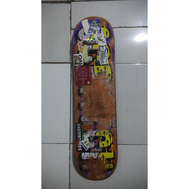 deck skateboard scratch2