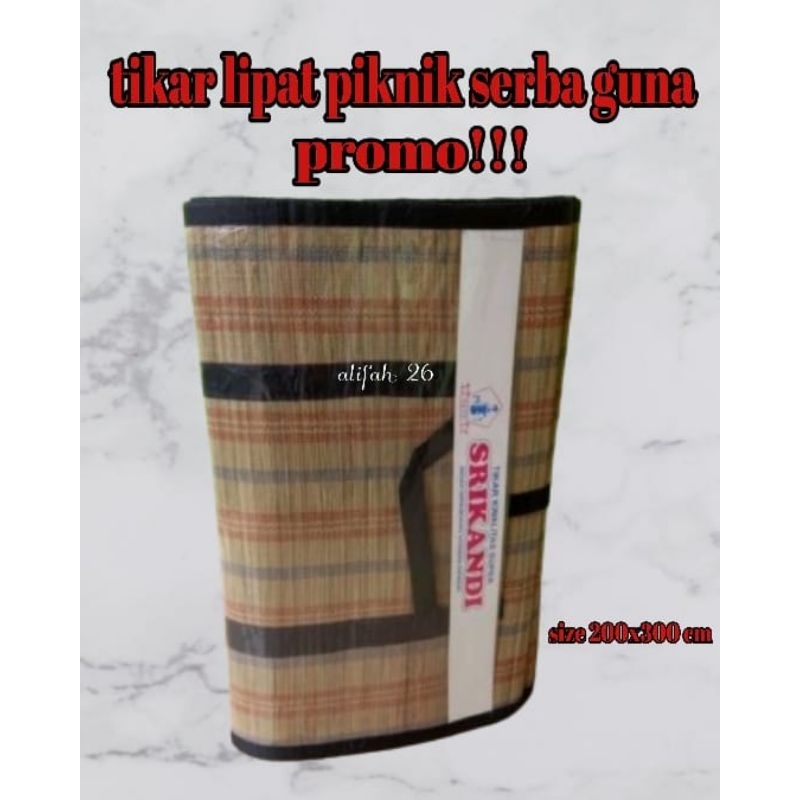 TIKAR LIPAT PIKNIK JUMBO UKURAN 300x200