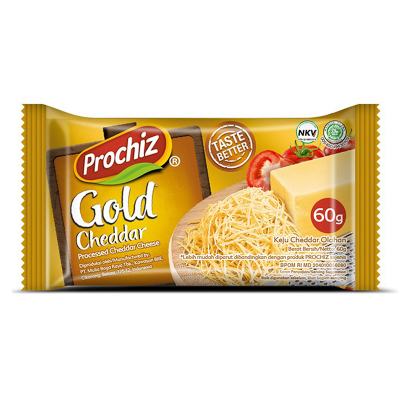 

Prochiz Cheese Keju Gold Cheddar 60 g