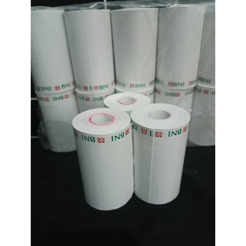 

10pcs kertas thermal logo BNI 58x35mm termurah