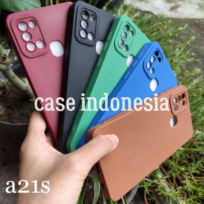 Soft Case Silikon Case Pro Camera Samsung A21S SM-A217F